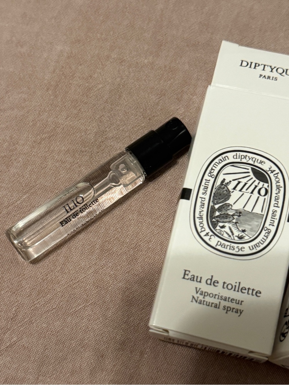 Diptyque Ilio spray travel size mini size
